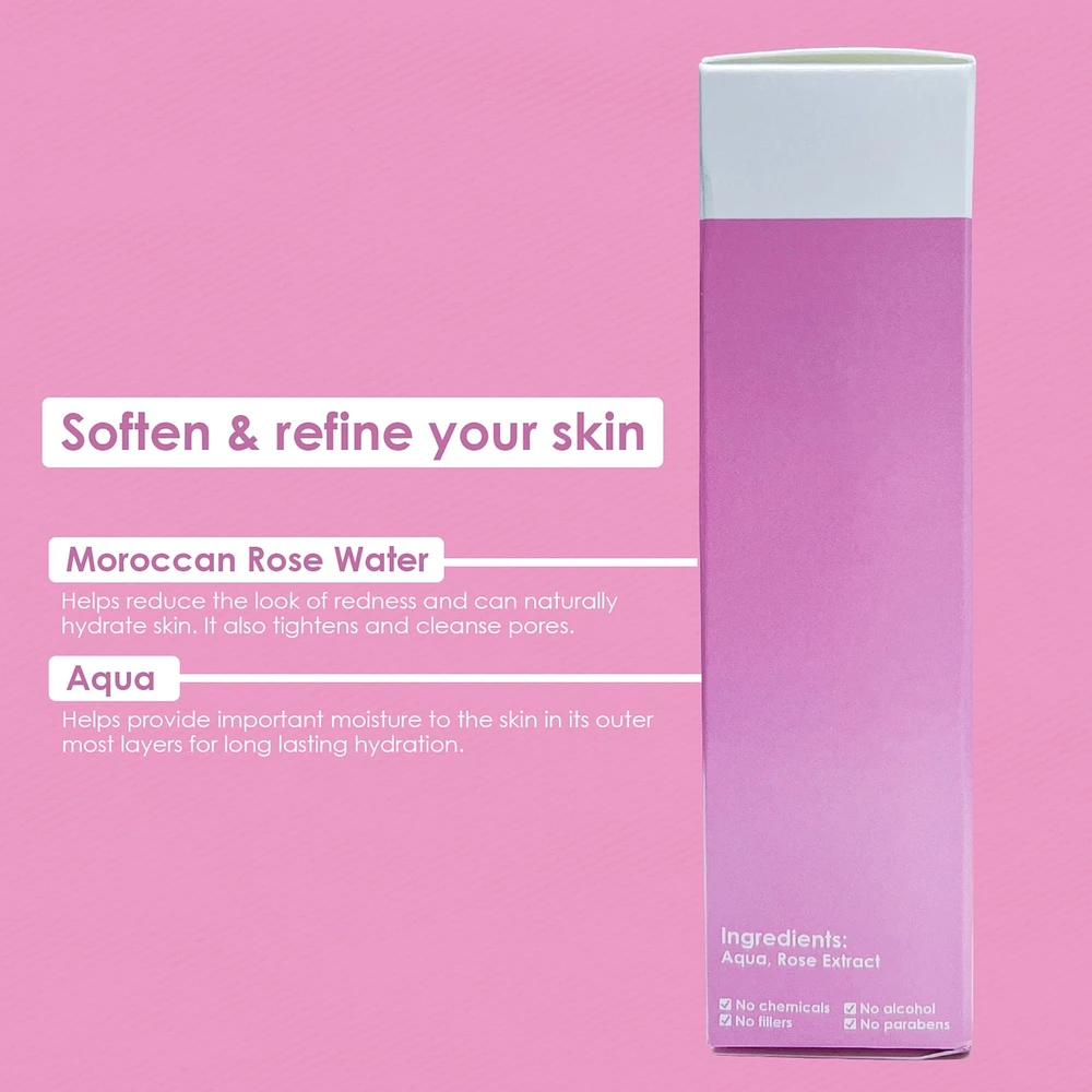 Rose Water Toner for Face & Hair