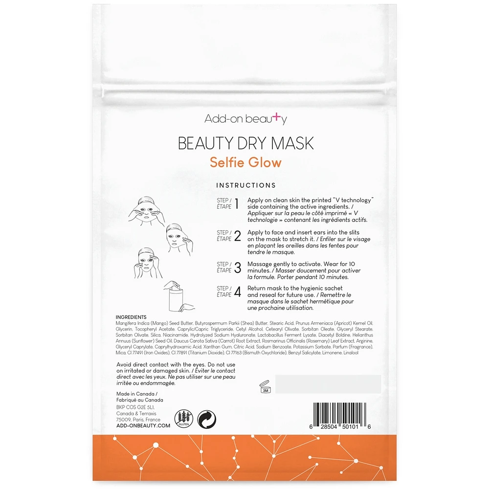 Selfie Glow Dry Mask