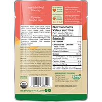 Vegetable beef & barley
