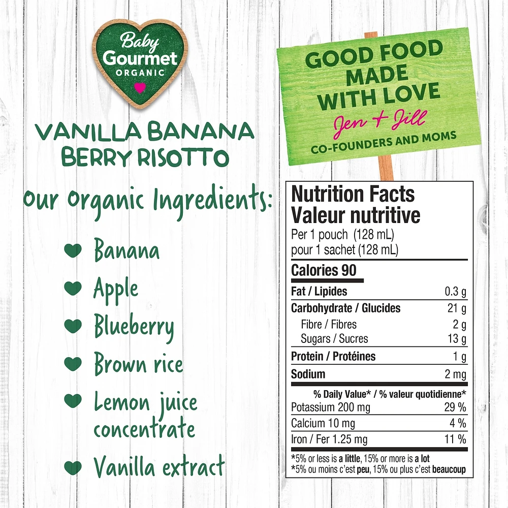 Vanilla Banana Berry Risotto