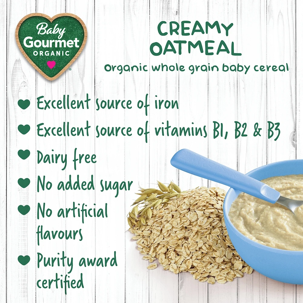 Baby Gourmet Organic Cereal Banana Raisin Oatmeal