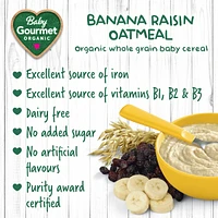 Baby Gourmet Organic Cereal Creamy Oatmeal