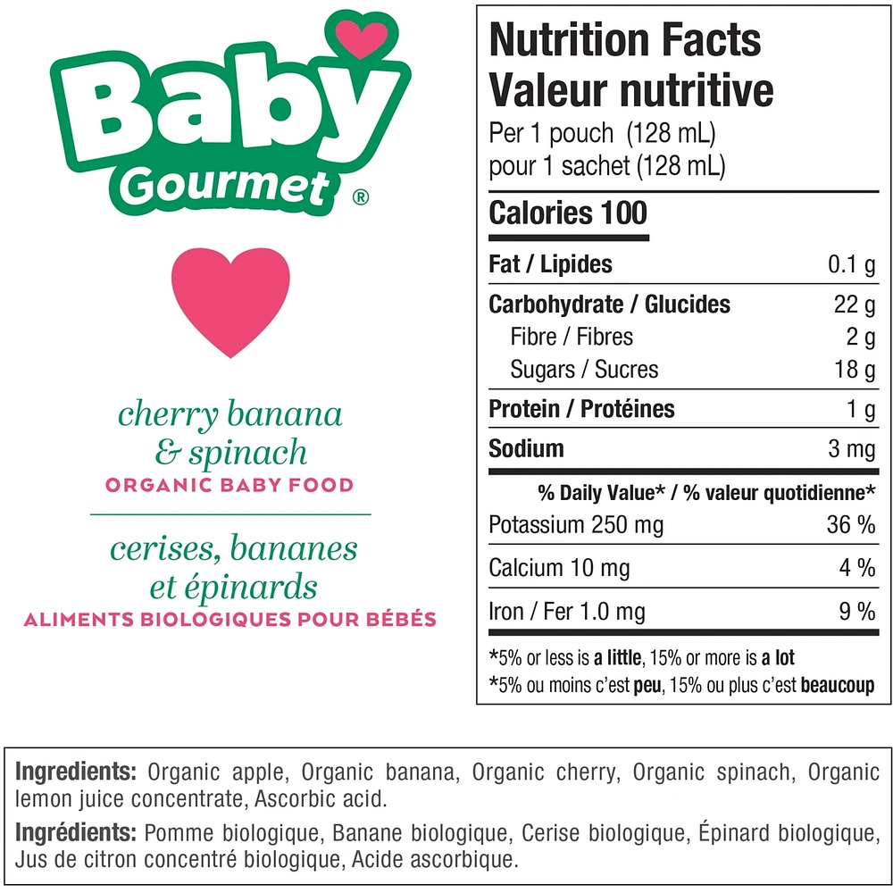 Cherry Banana & Spinach