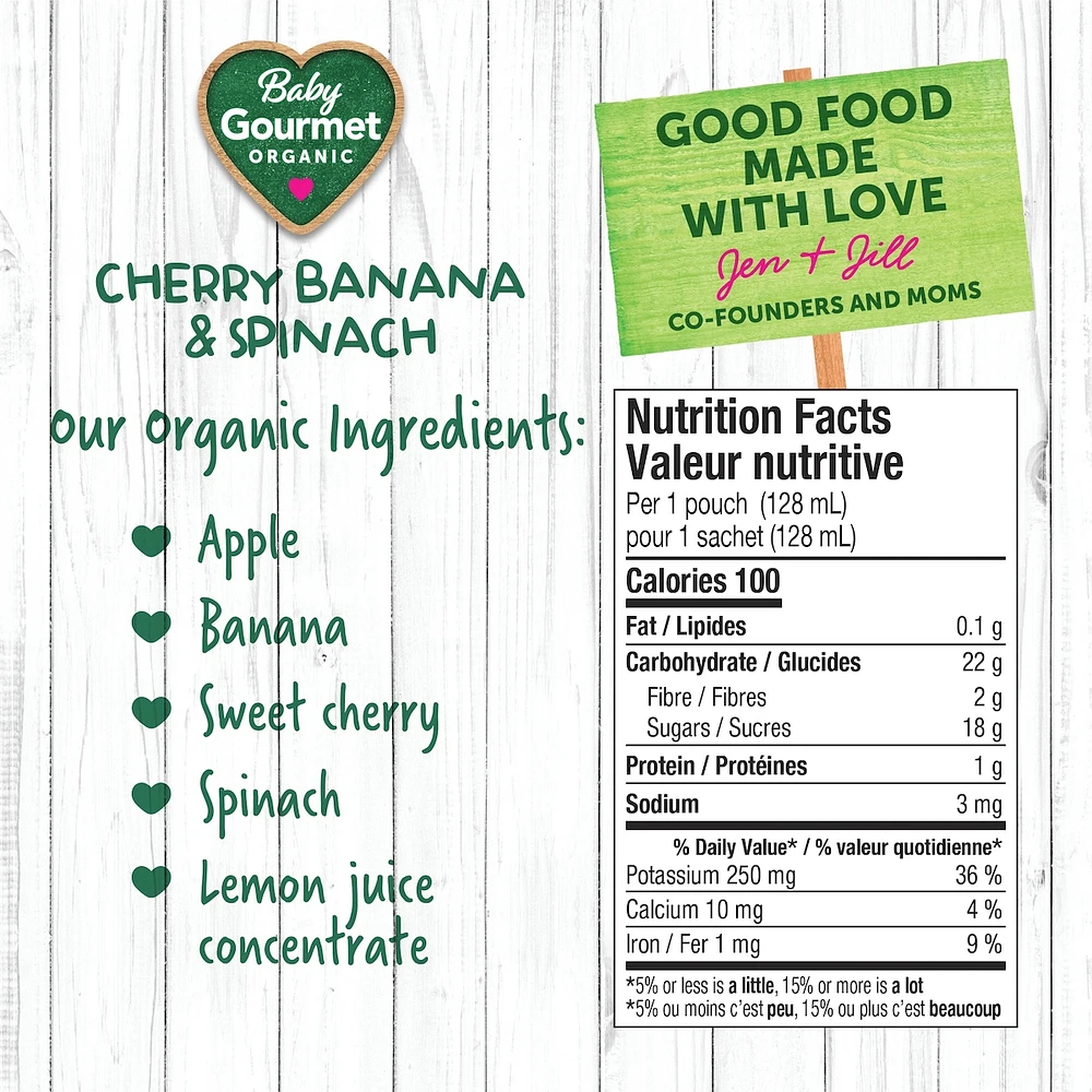 Cherry Banana & Spinach