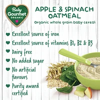 Baby Gourmet Organic Cereal Creamy Oatmeal