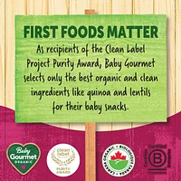 Baby Gourmet Puffies Strawberry Beet organic baby snack