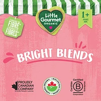 Little Gourmet Organic Toddler Snack Bright Blends Pear Cherry Spinach Chia