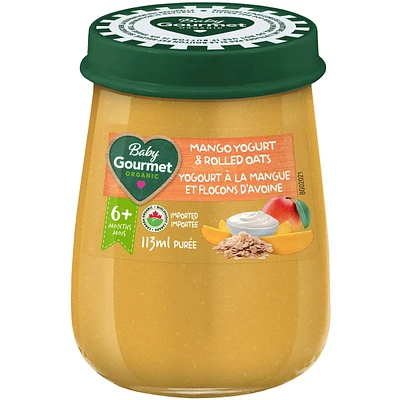 Organic Baby Food Jar Apple Raspberry Avocado & Oats