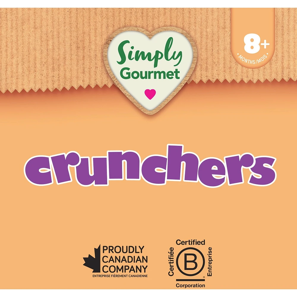 Simply Gourmet Crunchers Zesty Veggie baby snack