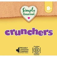 Simply Gourmet Crunchers Cheddar Style baby snack