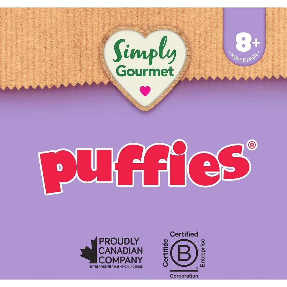 Simply Gourmet Puffies Blueberry Apple baby snack