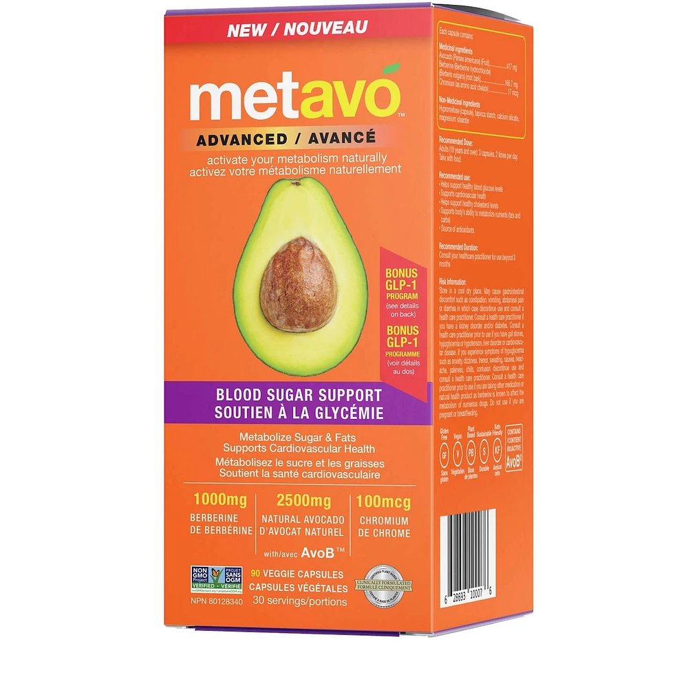 Metavo Advanced Blood Sugar Support Capsules