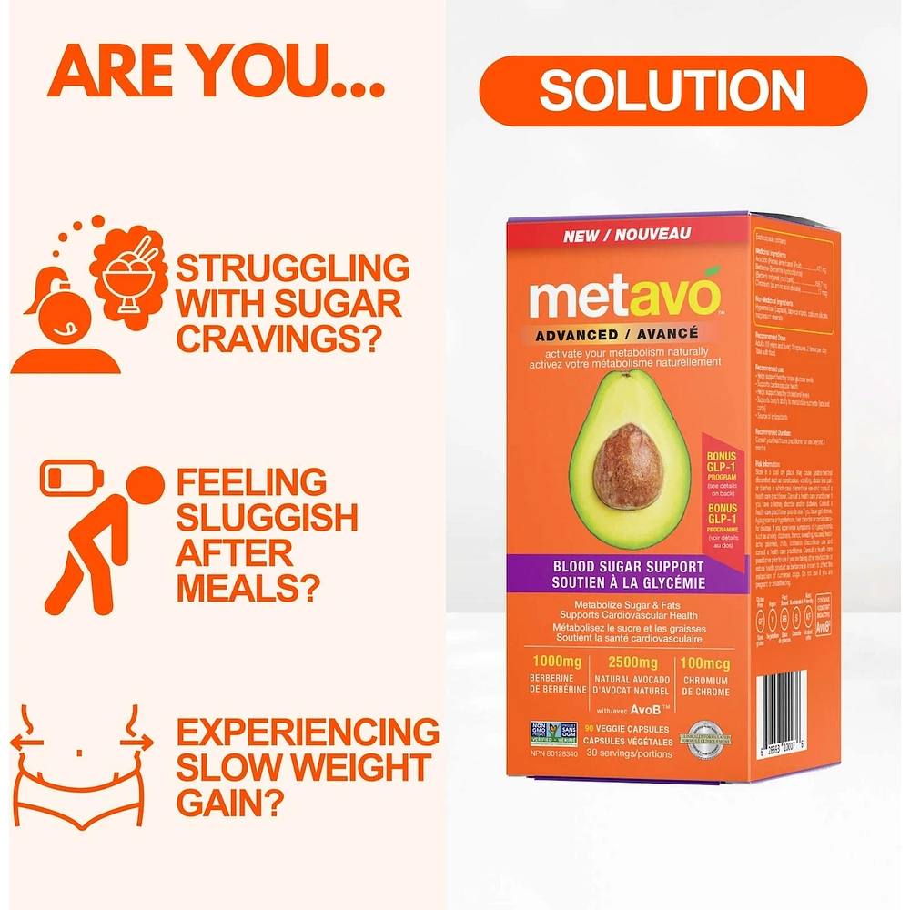Metavo Advanced Blood Sugar Support Capsules