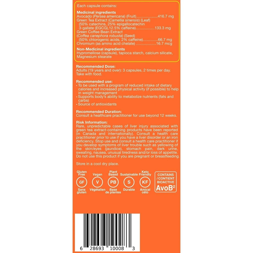 Metavo Advanced Weight Support capsules