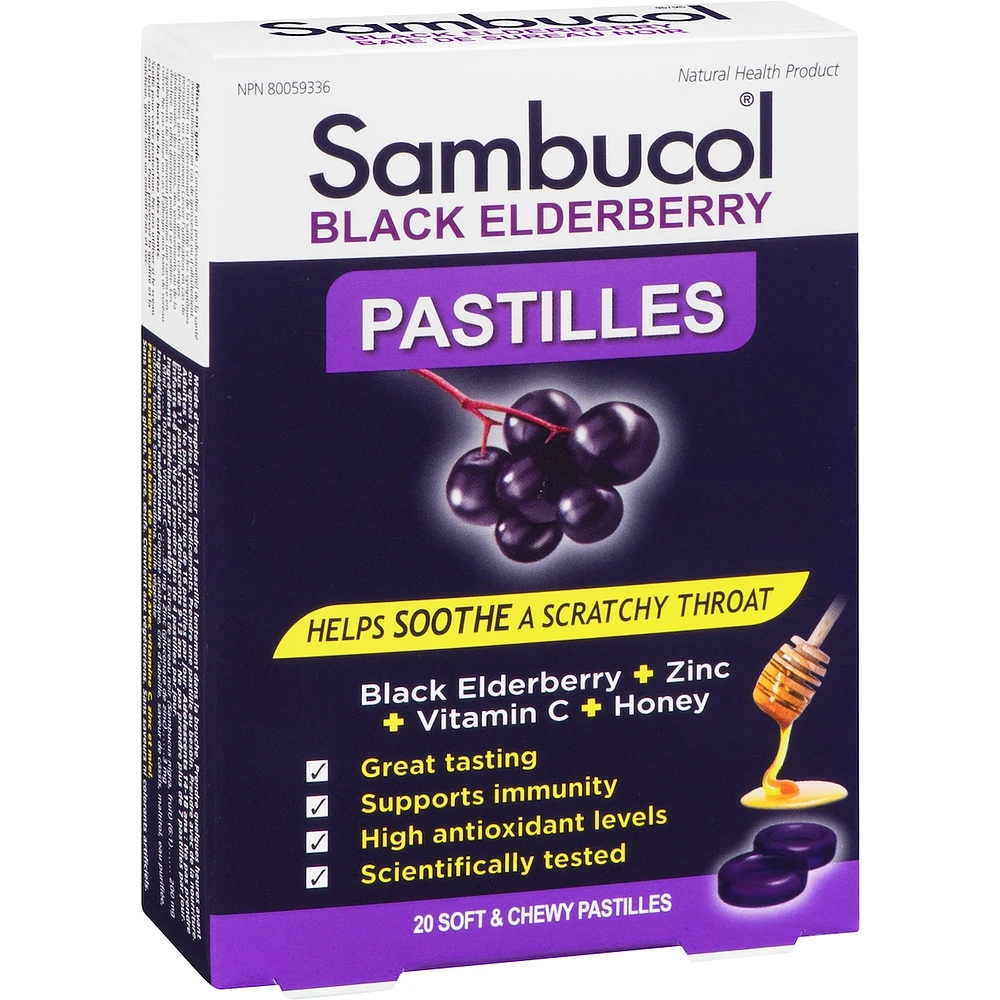 Black Elderberry Pastilles