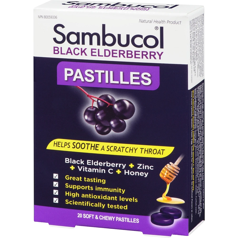 Black Elderberry Pastilles