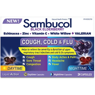 Sambucol Day & Night - Cough, Cold & Flu