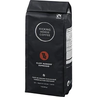 Organic Fairtrade Medium Roast Whole Bean Coffee, Cliff Hanger Espresso