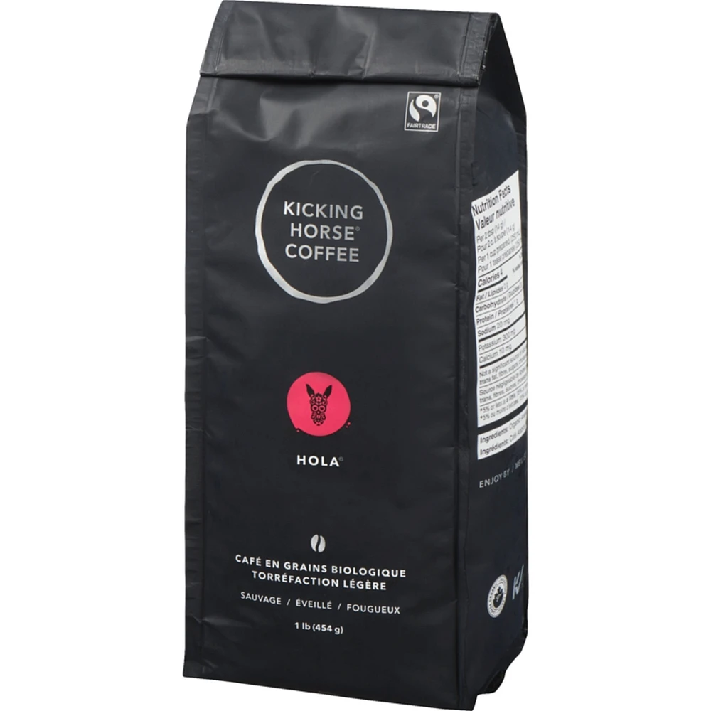 Café En Grains Biologique Équitable Torréfaction Légère, Hola