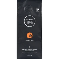 Organic Fairtrade Medium Roast Ground Coffee, Smart Ass