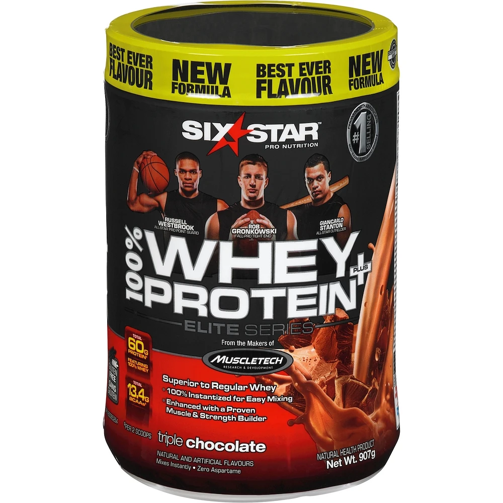 Six Star Elite Series Whey Protein plus Triple Chocolate Powder