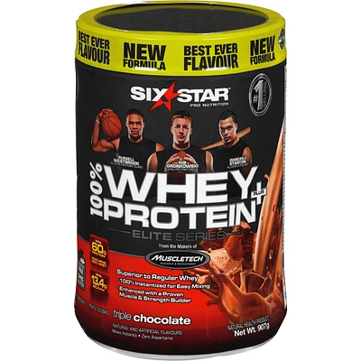 Six Star Elite Series Whey Protein plus Triple Chocolate Powder
