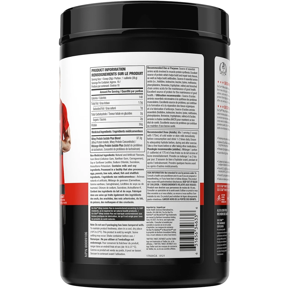 Elite Series 100% Whey Isolate Plus Vanilla Cream