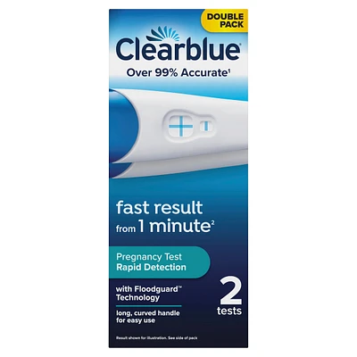 Rapid Detection Pregnancy Test Kit, Home Pregnancy Test, 2 Tests