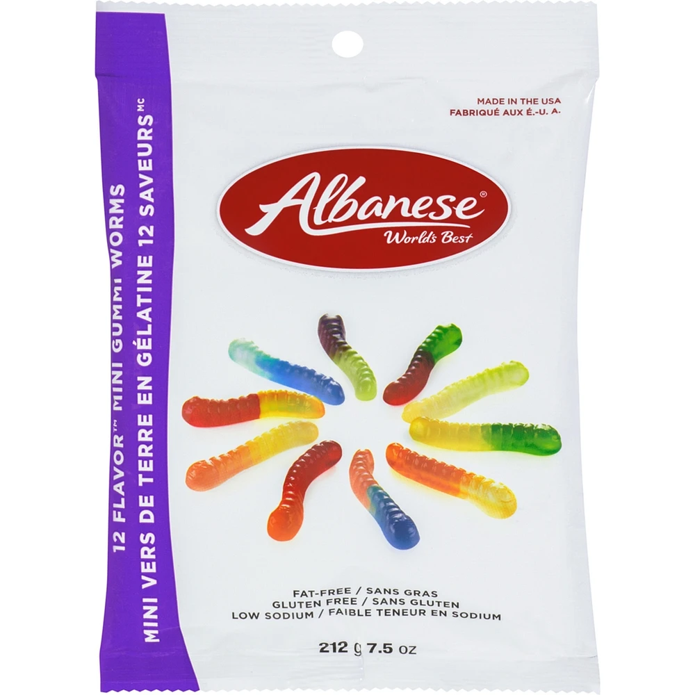 12 Flavor Mini Gummi Worms