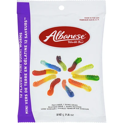 12 Flavor Mini Gummi Worms
