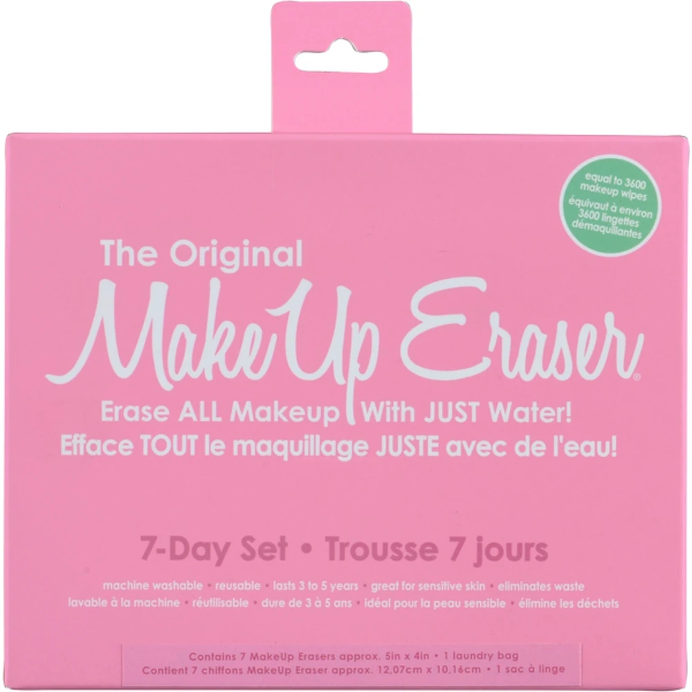 MakeUp Eraser 7-Day Set Pink