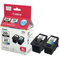 PG-260XL & CL-261 Ink Cartridges Value Pack