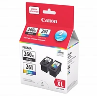 PG-260XL & CL-261 Ink Cartridges Value Pack