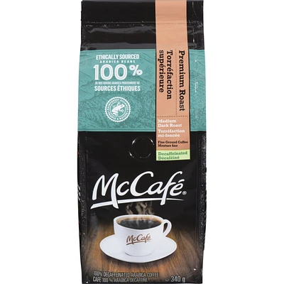 Premium Medium Dark Roast, Decaf, Ground Coffee