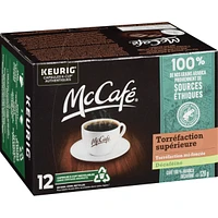 Premium Medium Dark Roast, Decaf, K-Cup Coffee Pods, 12 Count