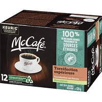 Premium Medium Dark Roast, Decaf, K-Cup Coffee Pods, 12 Count