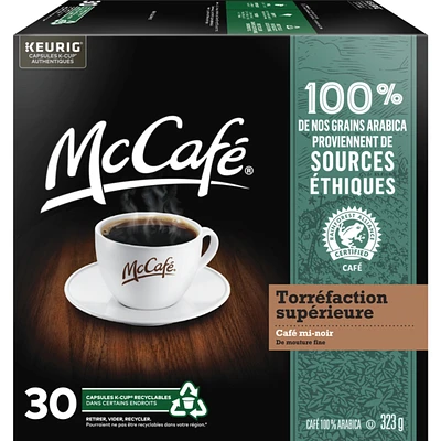 Premium Medium Dark Roast K-Cup Coffee Pods, 30 Count