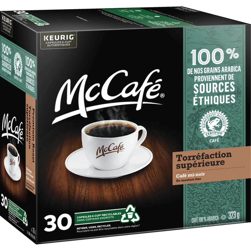 Premium Medium Dark Roast K-Cup Coffee Pods, 30 Count