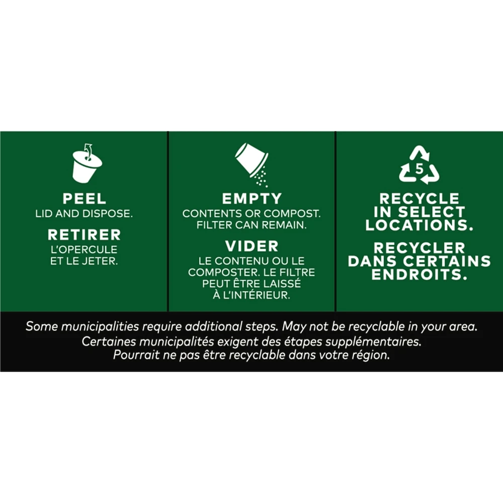 Premium Medium Dark Roast K-Cup Coffee Pods, 30 Count