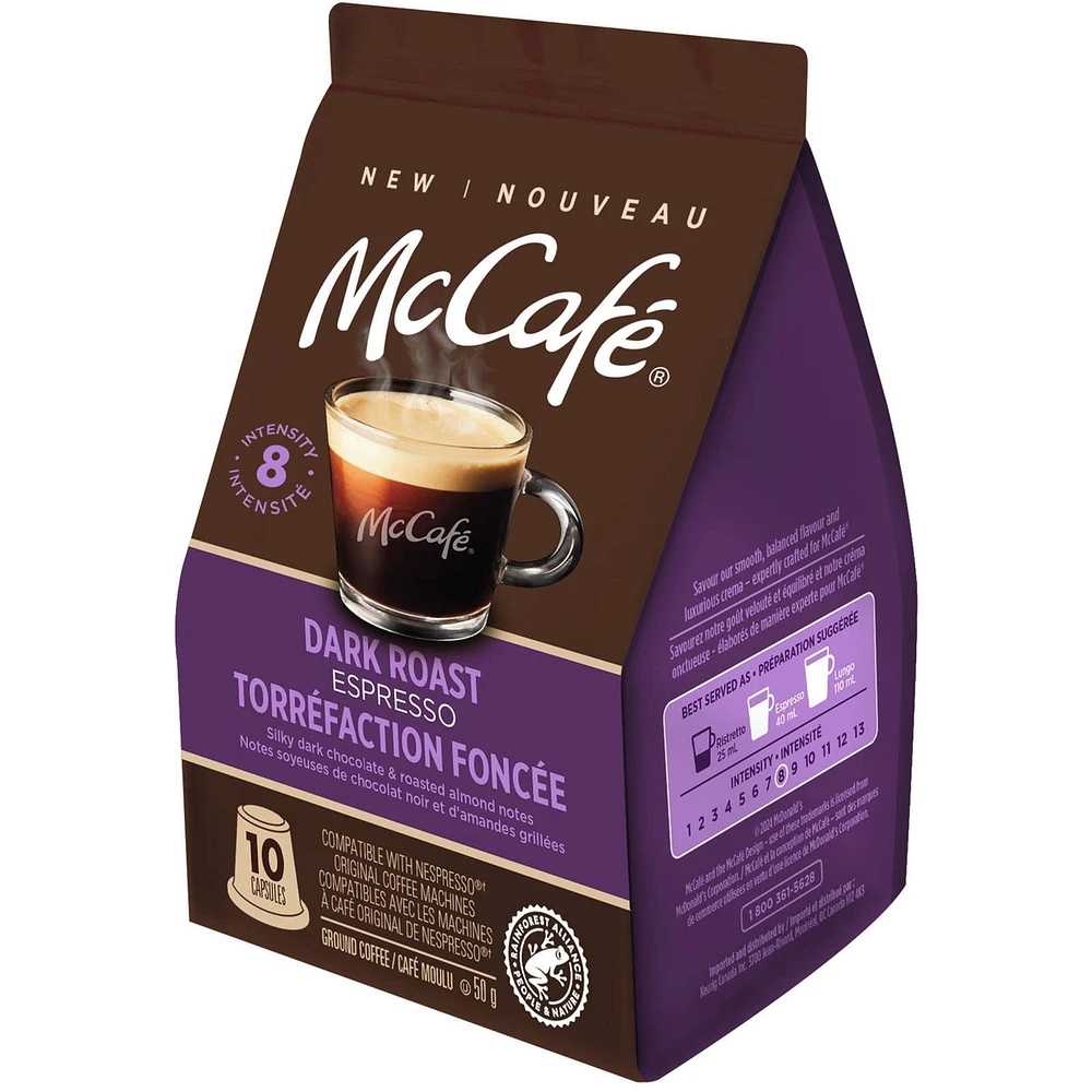 Espresso Dark Roast Coffee Capsules, Nespresso Original Line Compatible Capsules