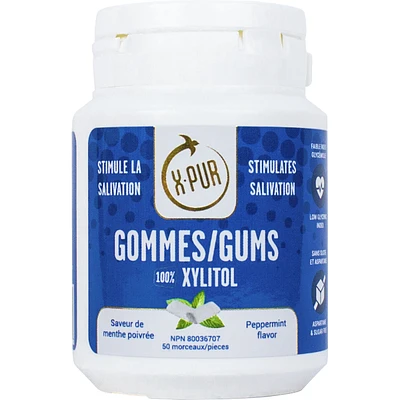 X-PUR Gums 100% Xylitol Mint Flavoured