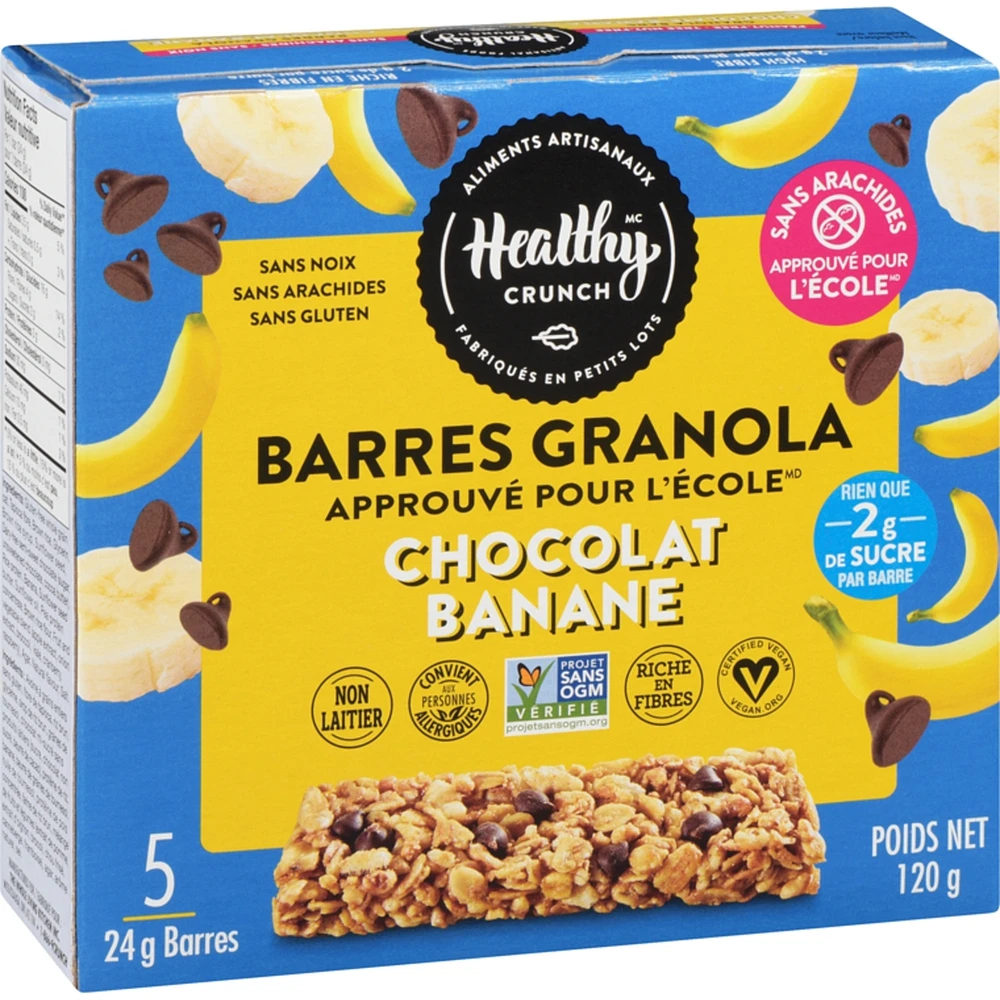 Granola Bars Chocolate Banana