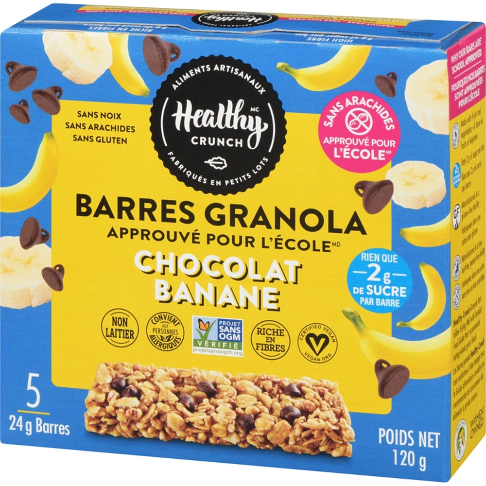 Granola Bars Chocolate Banana