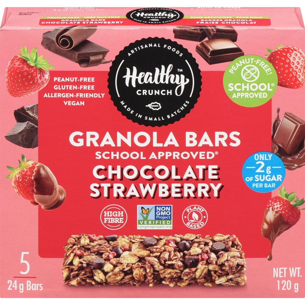 Granola Bars Chocolate Strawberry