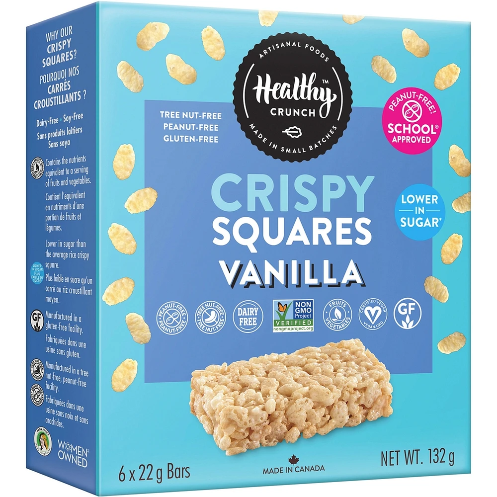 Vanilla Rice Crispy Squares