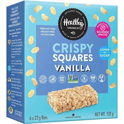 Vanilla Rice Crispy Squares