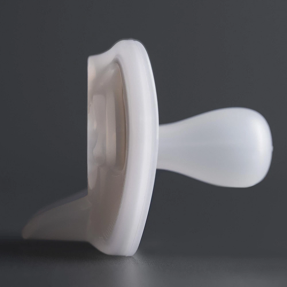 Ultra-light Pacifiers, 18- months, 2 pack of one piece silicone
