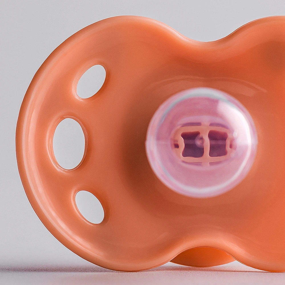 Fun Style Pacifier and Fun Style Night Glow in the Dark Pacifier, Symmetrical Design, BPA-Free, Includes Sterilizer Box, 18-36 months. Pack of 3 Pacifiers