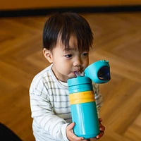 Superstar Insulated Flip Top Sportee Straw Cup, 18m+ | Leak and Shake Proof, Anti-Microbial Spout