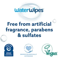 Plastic-Free Original Baby Wipes, 99.9% Water Based Unscented & Hypoallergenic for Sensitive Skin, Packaging May Vary